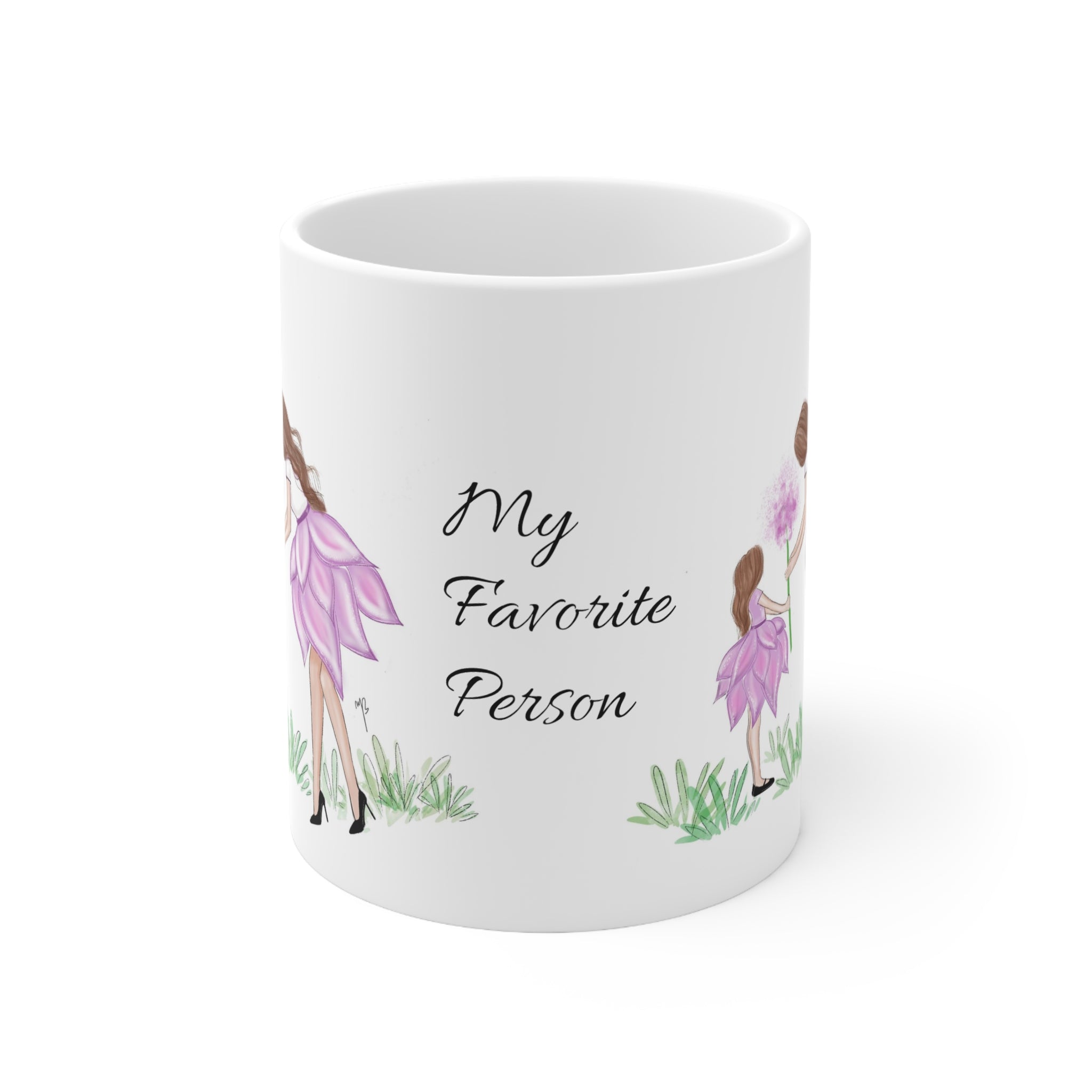 The fairy mother and daughter mug,