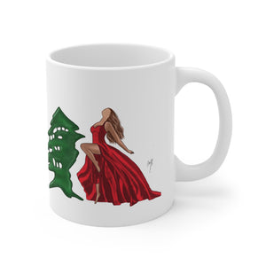 The cedar mug