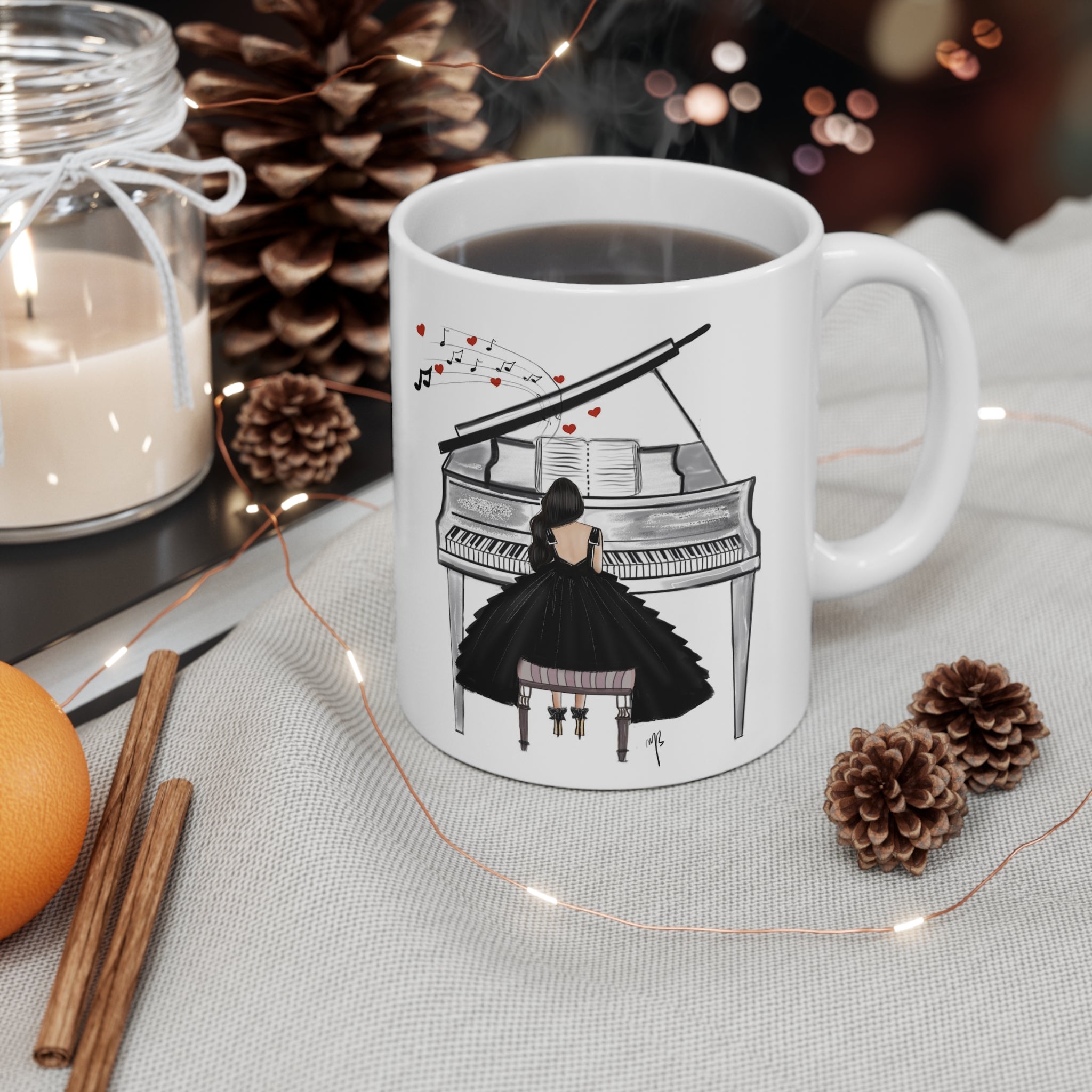 Pianist Mug 11oz