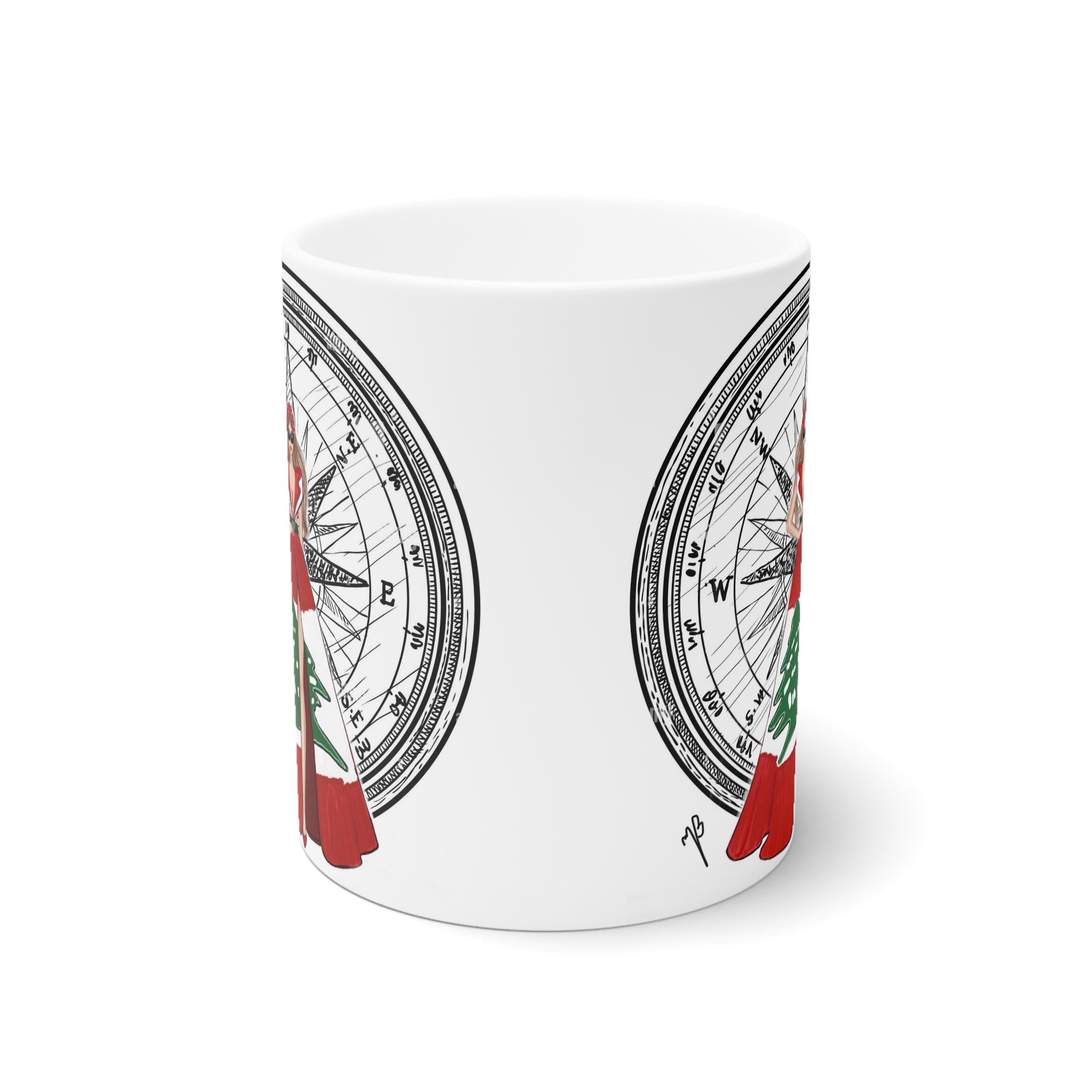 The compass mug