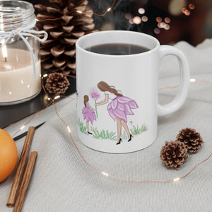 The fairy mother and daughter mug,