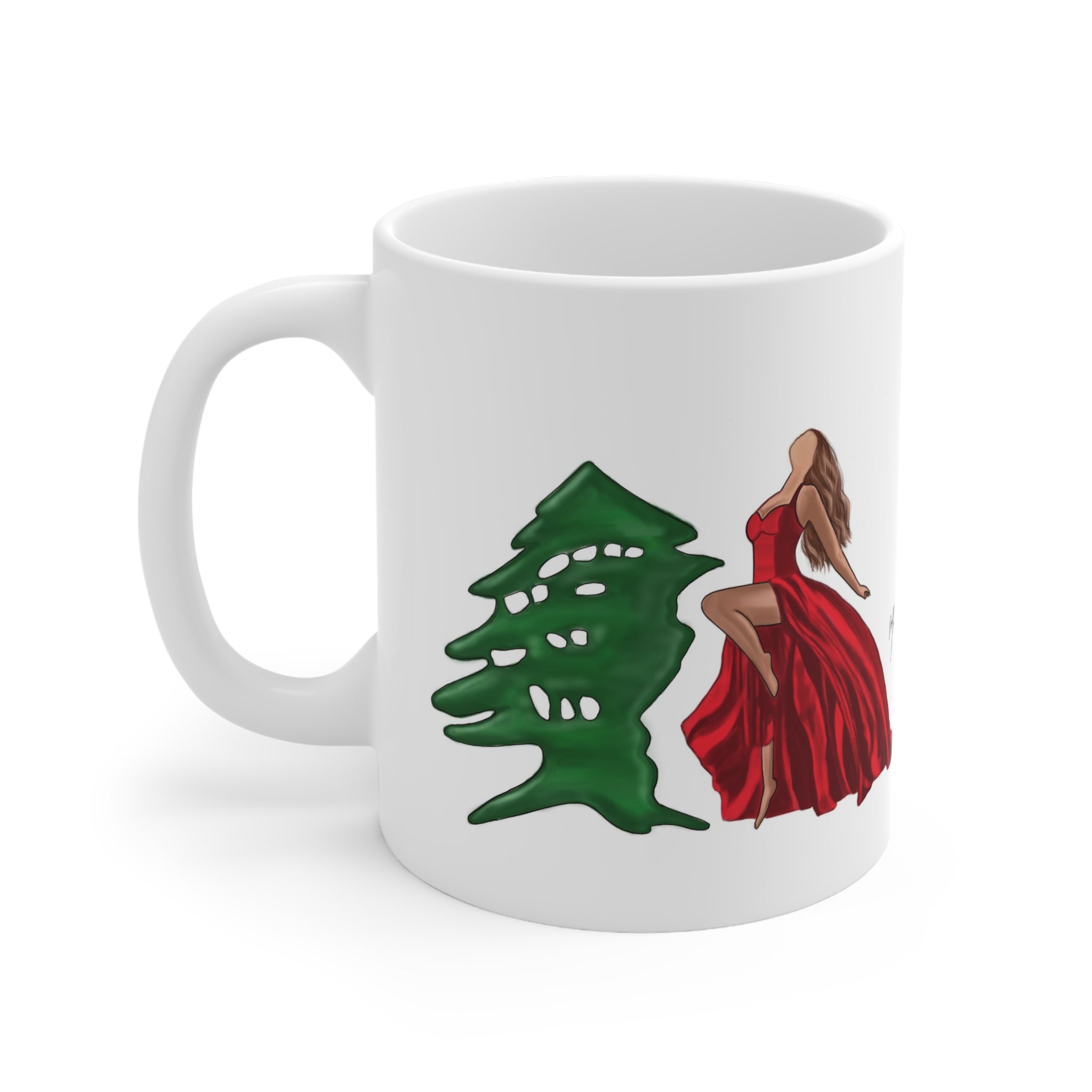 The cedar mug