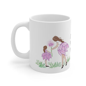 The fairy mother and daughter mug,