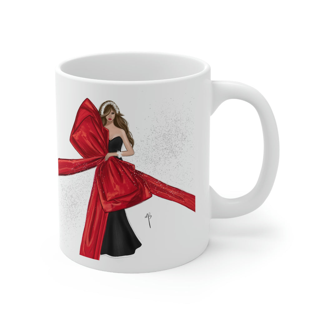 The big red bow mug