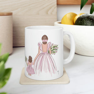 Mother and daughter mug