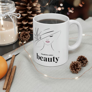 Simplicity makes beauty mug