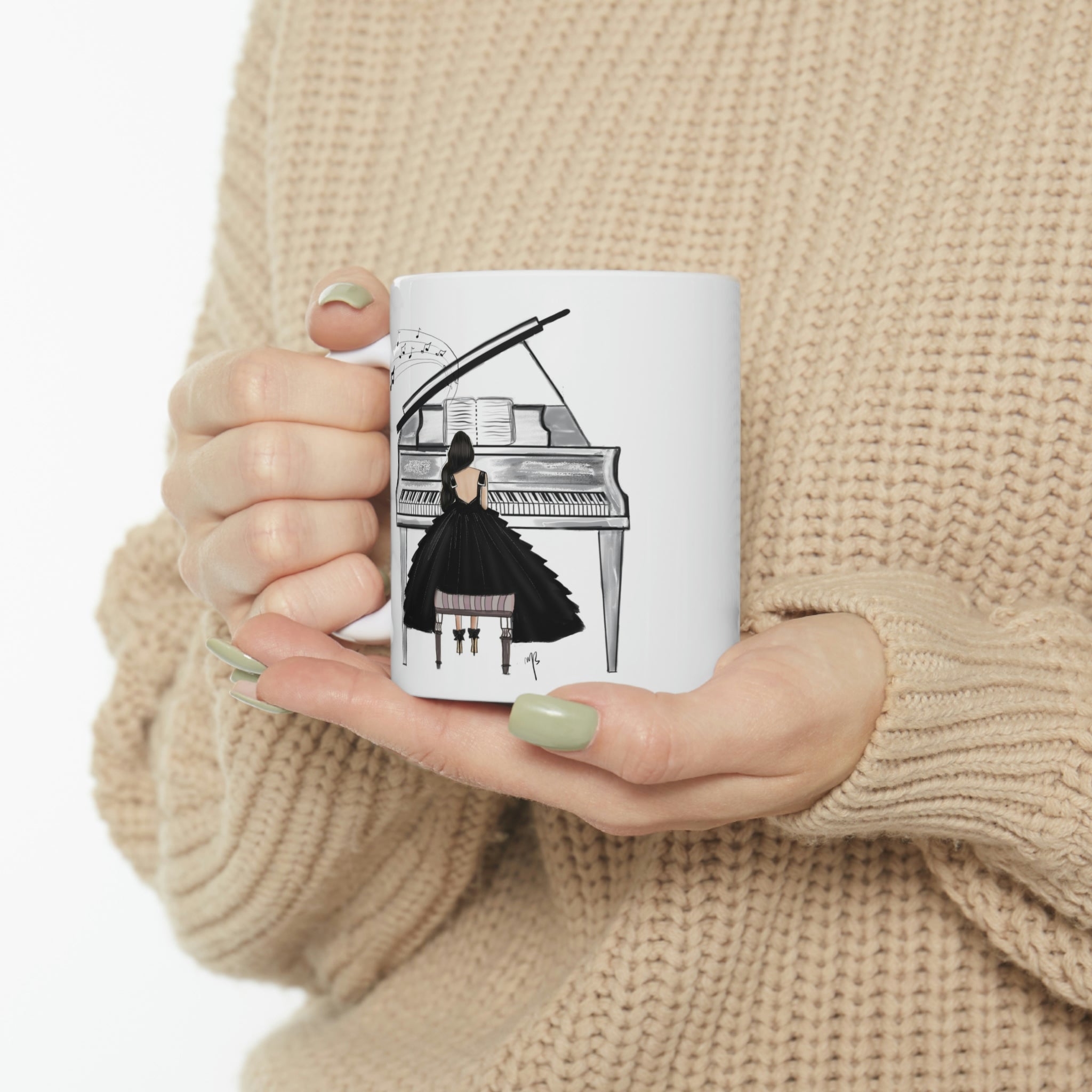 The pianist mug