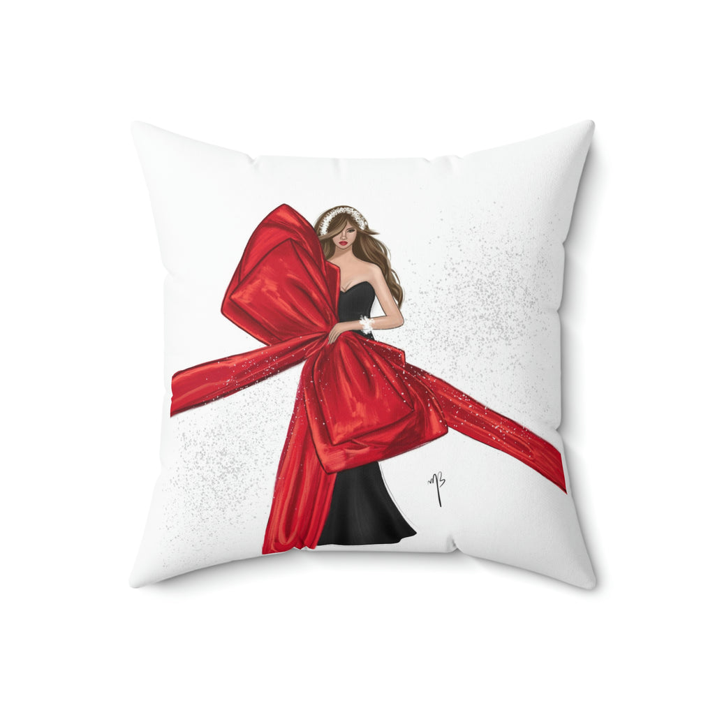 The big red bow pillow