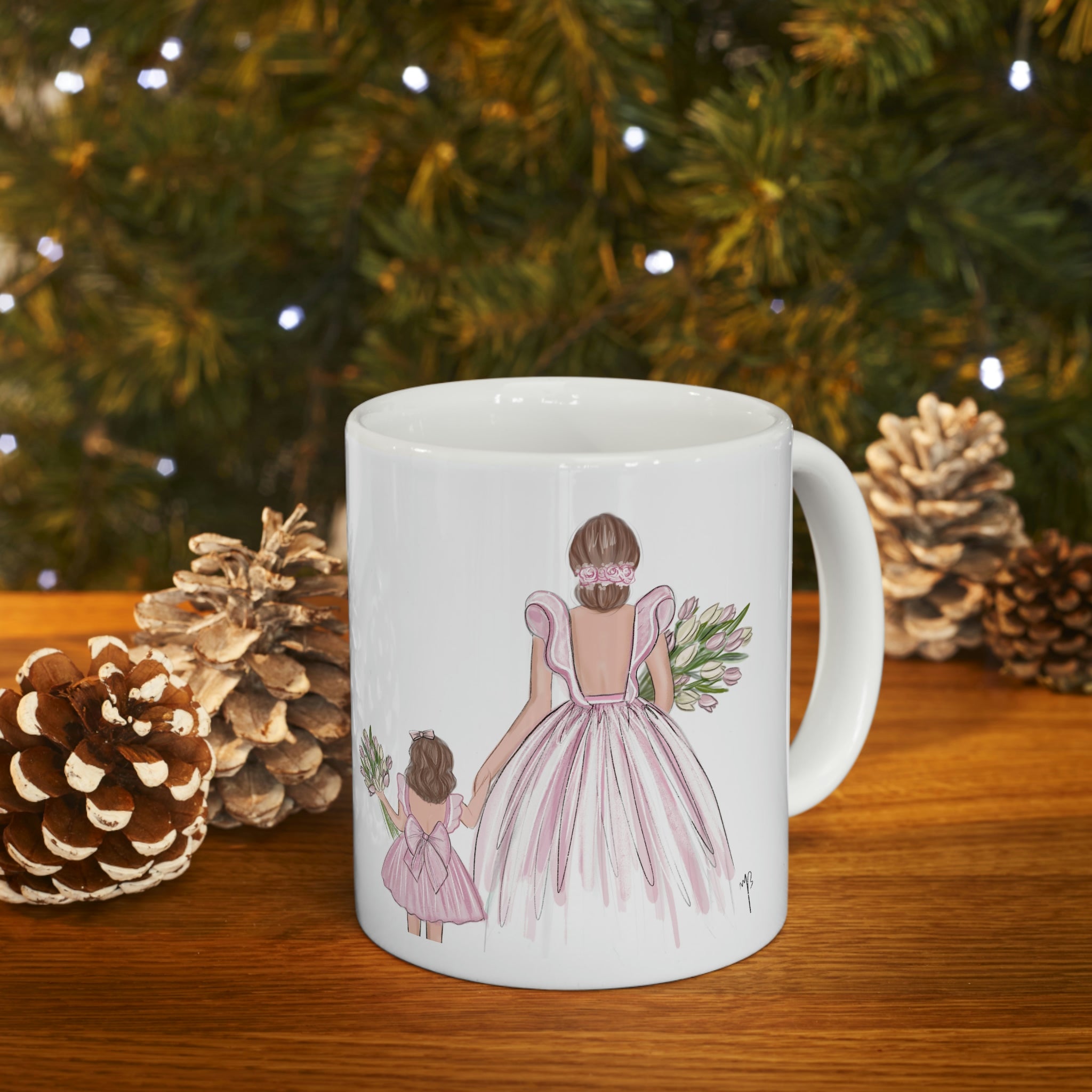 Mother and daughter mug