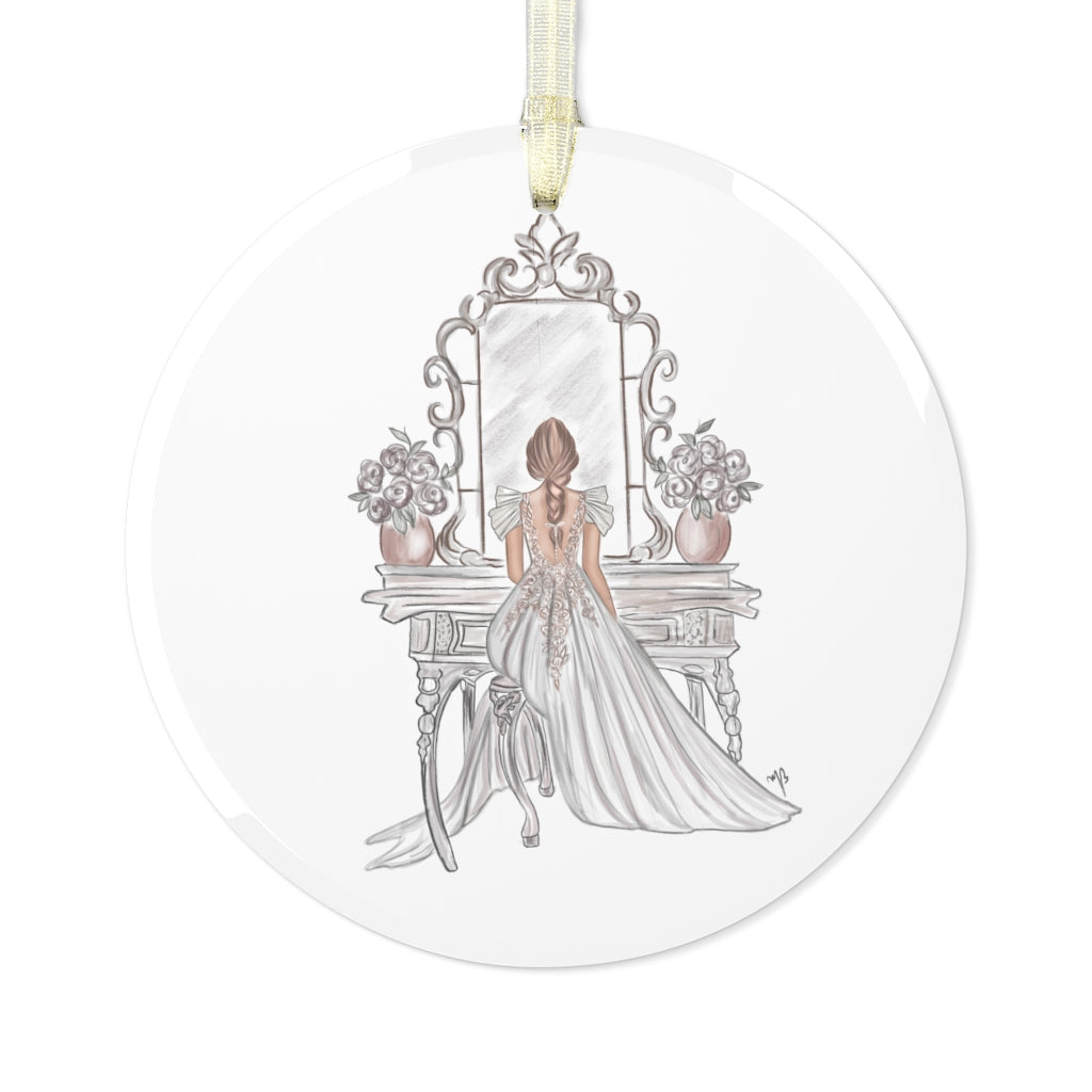 The rose gold vanity Ornament