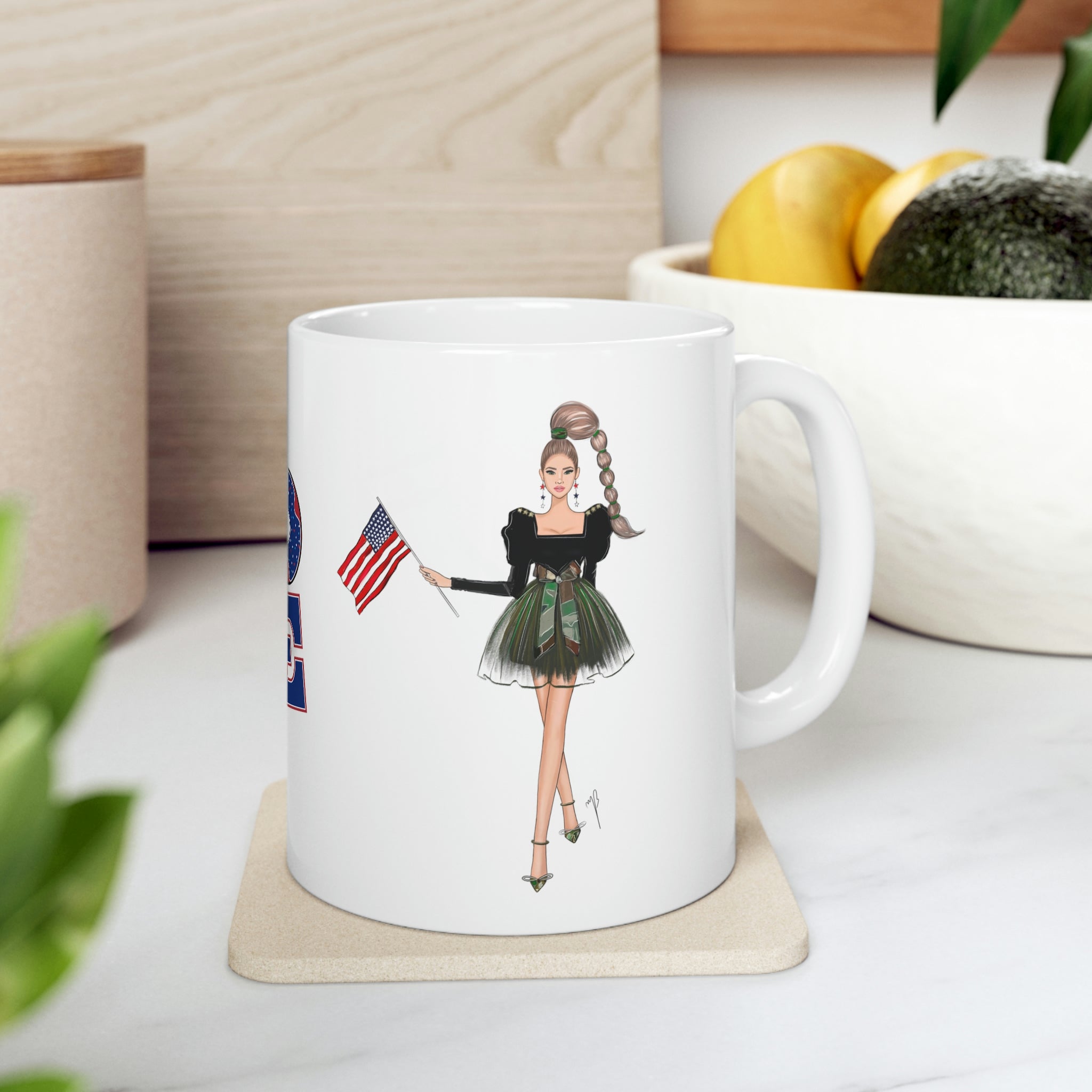 USA lovers mug