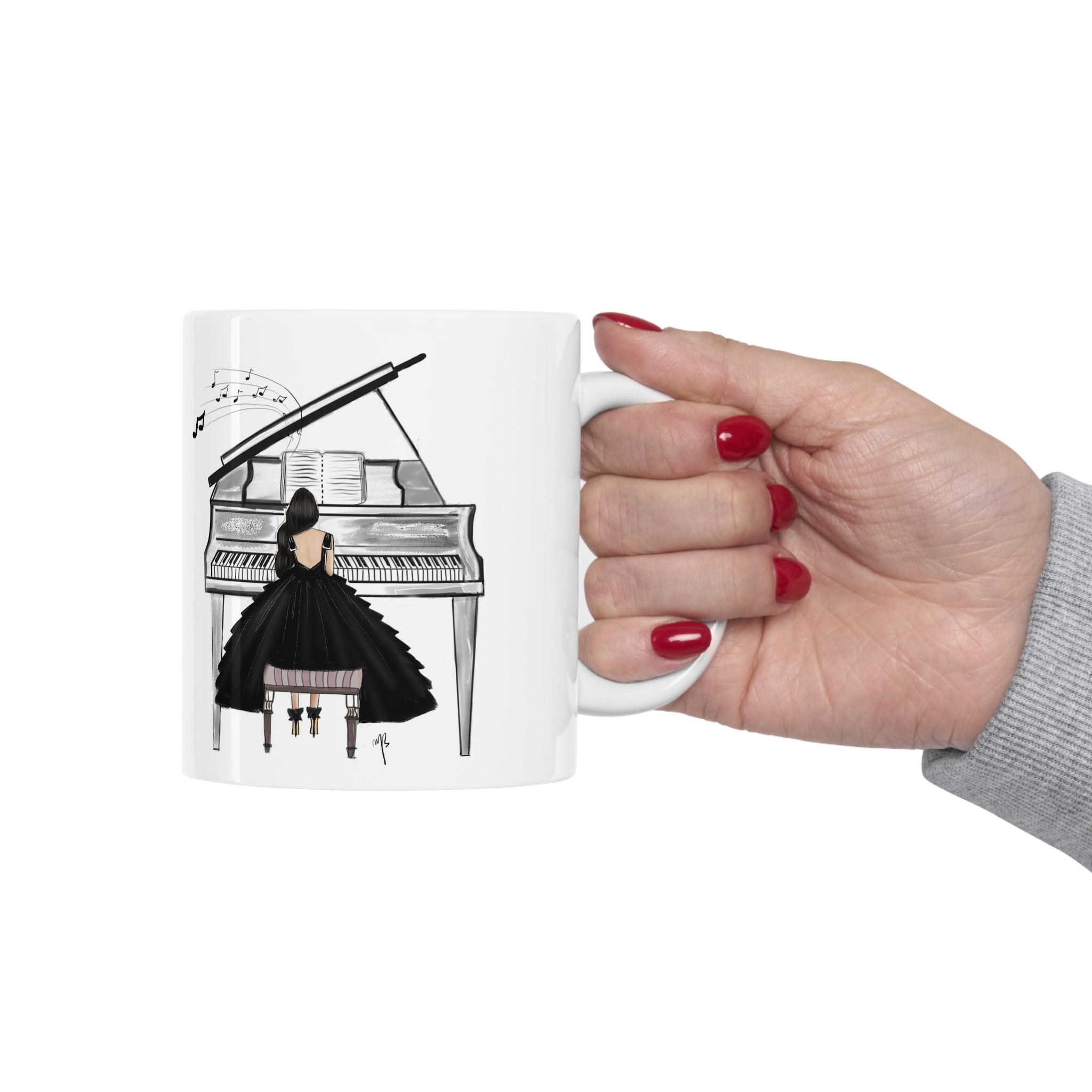 The pianist mug