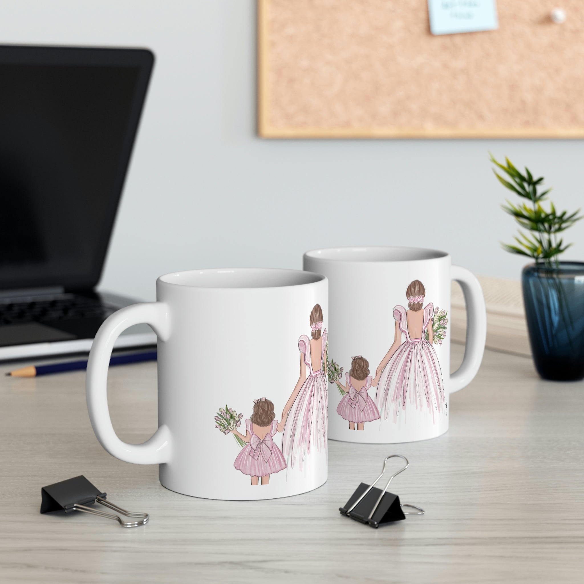 Mother and daughter mug