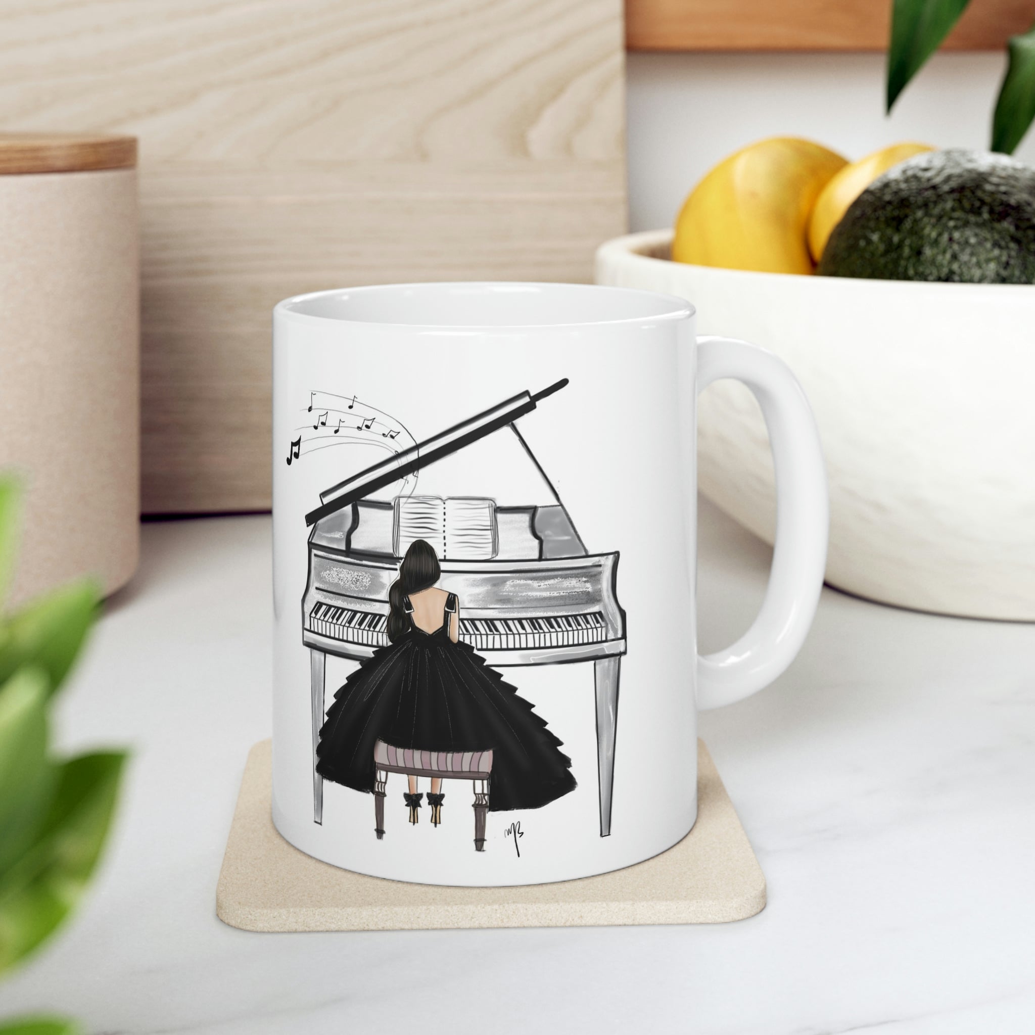 The pianist mug