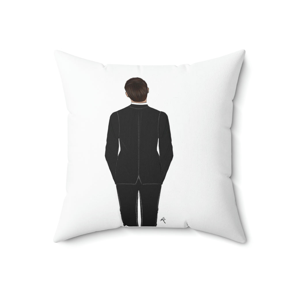 The groom pillow