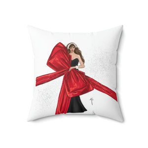 The big red bow pillow