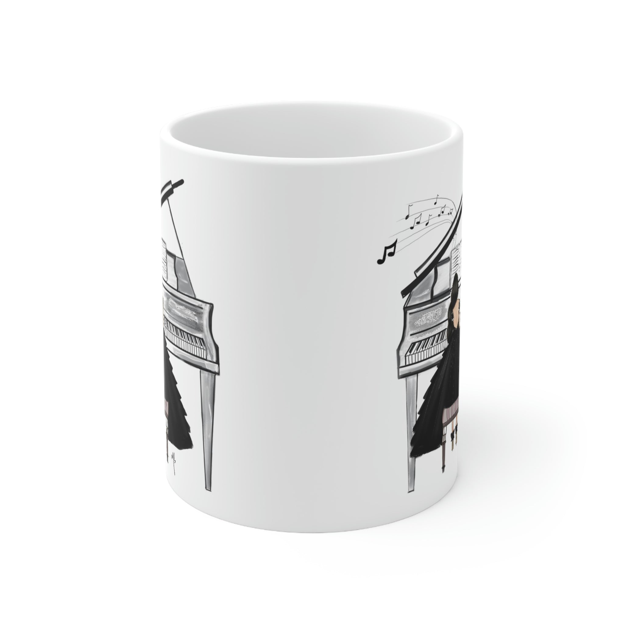 The pianist mug