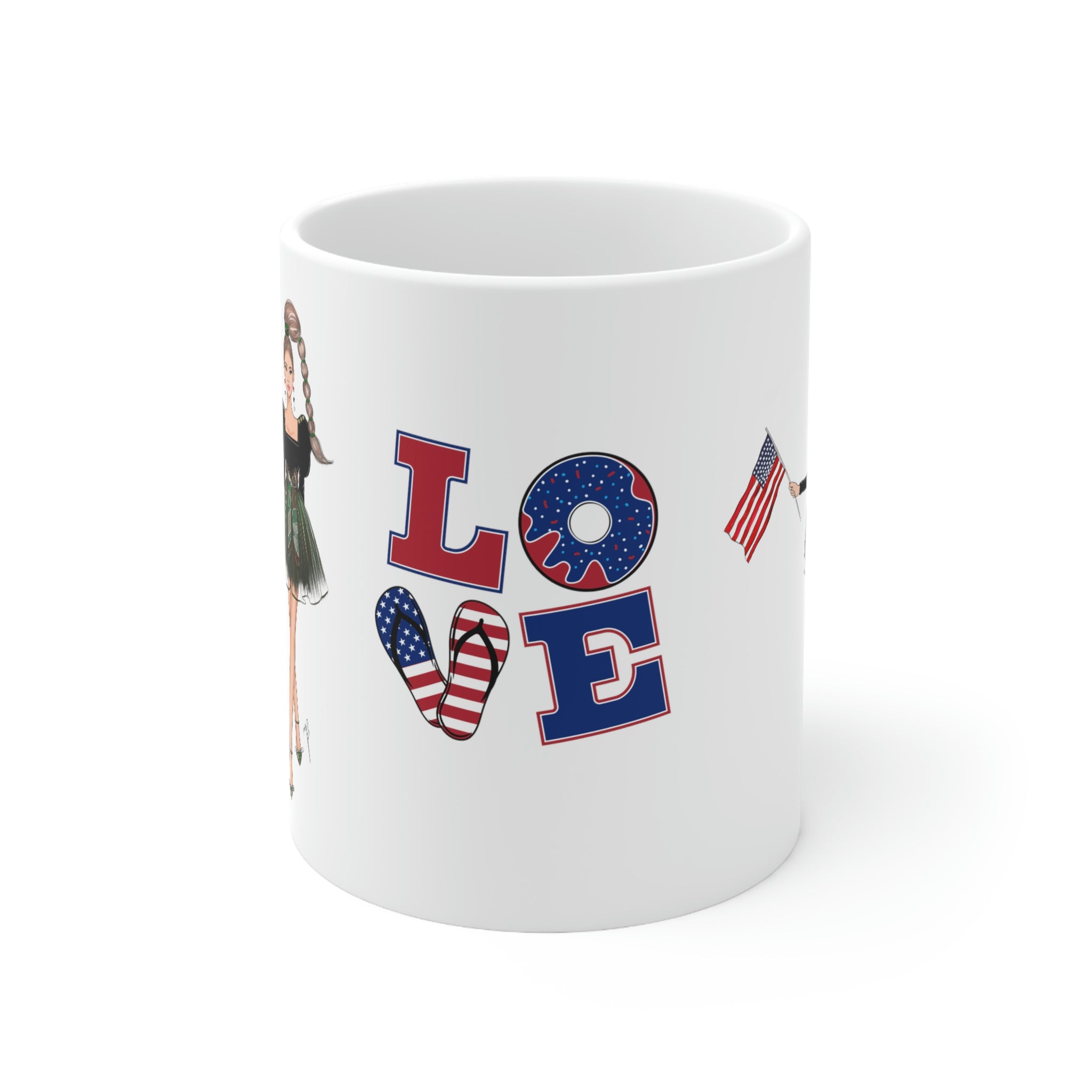 USA lovers mug