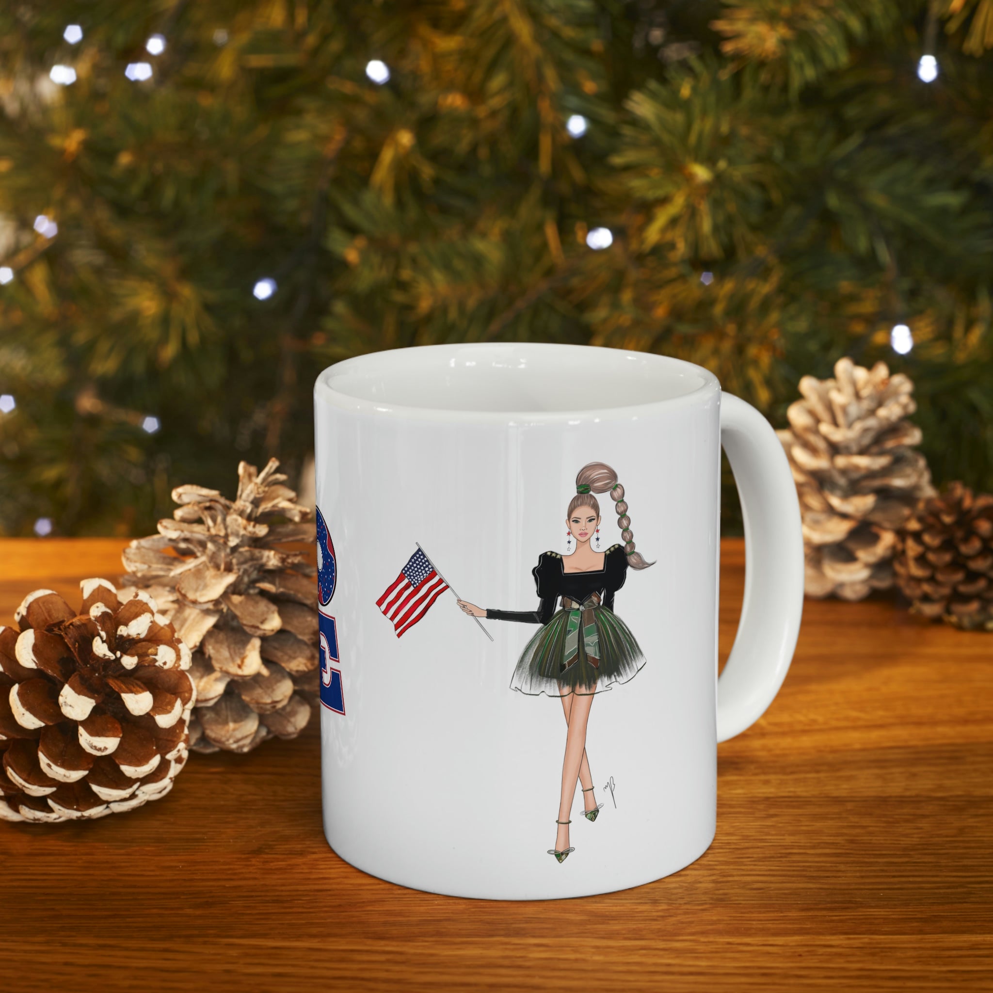 USA lovers mug