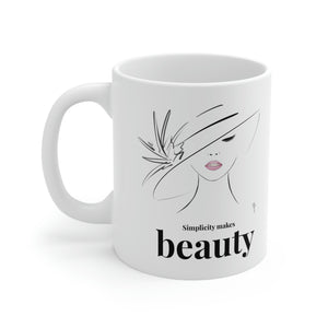 Simplicity makes beauty mug