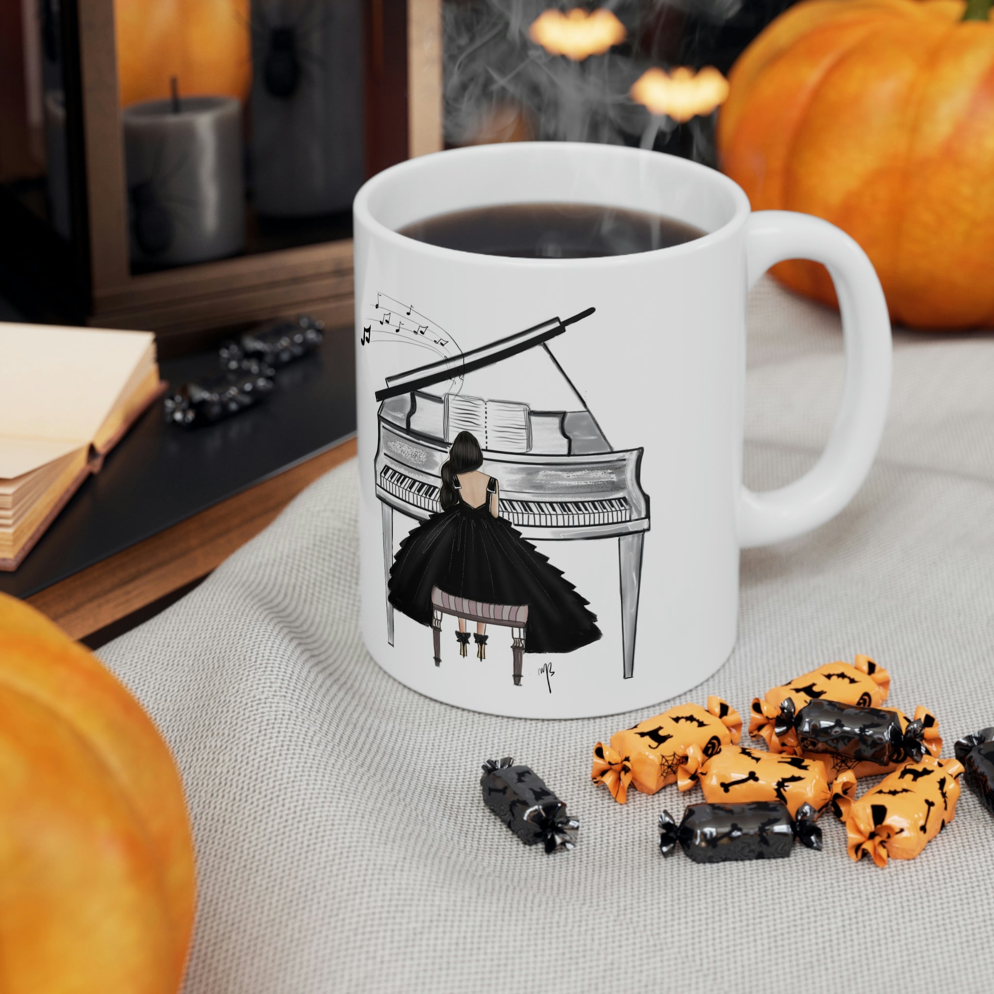 The pianist mug