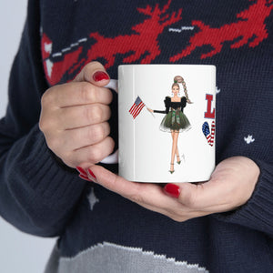 USA lovers mug